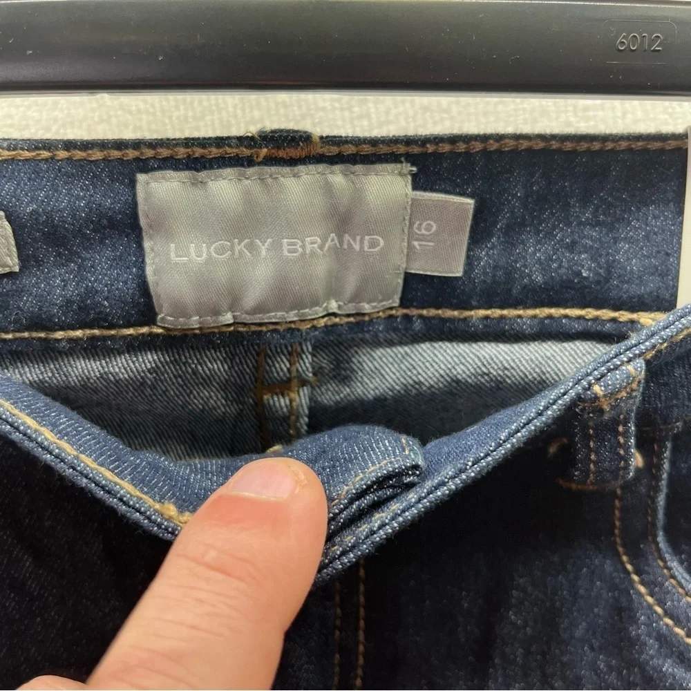Lucky Brand Zoe Skinny Jeans Girls 16 kids‎ Blue Denim Stretch NWT 2658